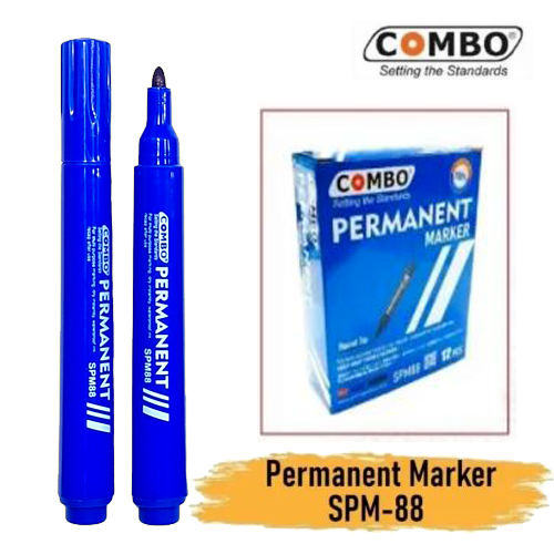 

Spidol Permanen SPM-88 / Permanent Marker Round Tip Biru