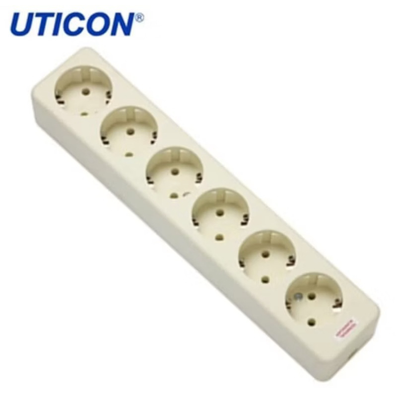 Stopkontak Uticon 6 Lubang ORIGINAL