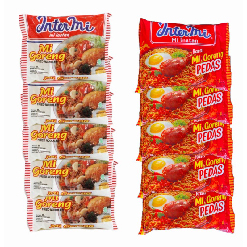 

Intermie goreng dan pedas goreng 60gr murah