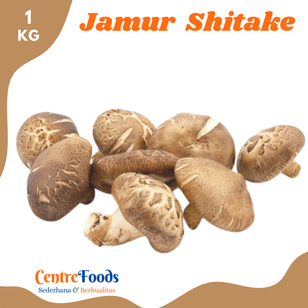 

JAMUR SHITAKE Basah - Shitake Mushroom Import Fresh | 1.000gr [ Harga Per KG ]