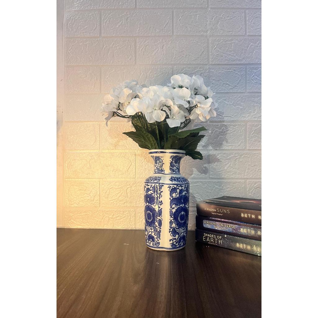 Vas Keramik Minimalis Hiasan Meja / Vas Keramik Untuk Ruangan - Khusus Instant