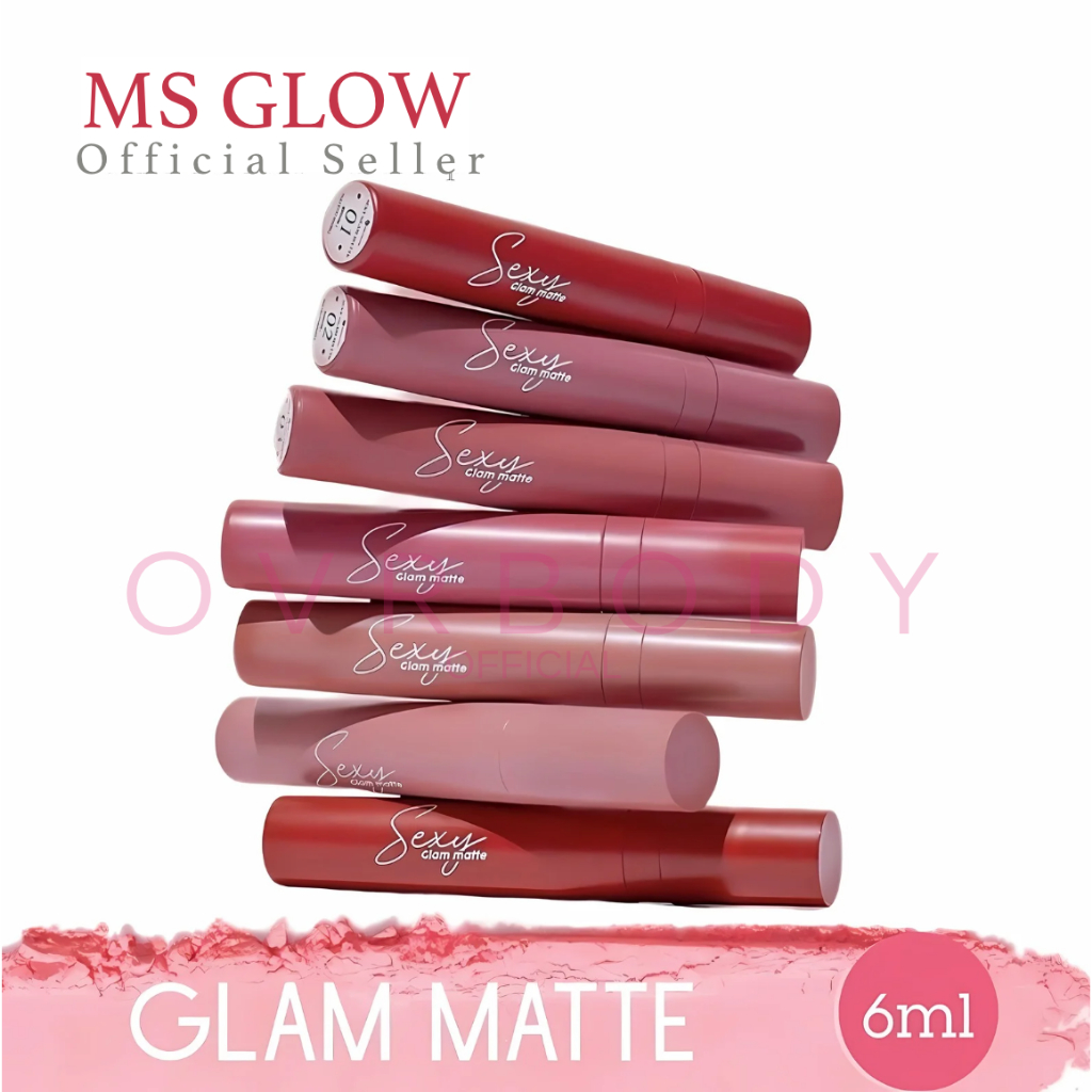 TERMURAH SEXY GLAM MATTE MS GLOW/LIPSTICK MS GLOW/LIPMATTE MS GLOW