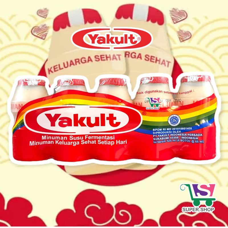 

YAKULT susu fermentasi 1 pack isi 5 pcs