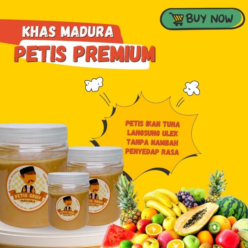 

PETIS PREMIUM IKAN TUNA 500 gr ASLI MADURA