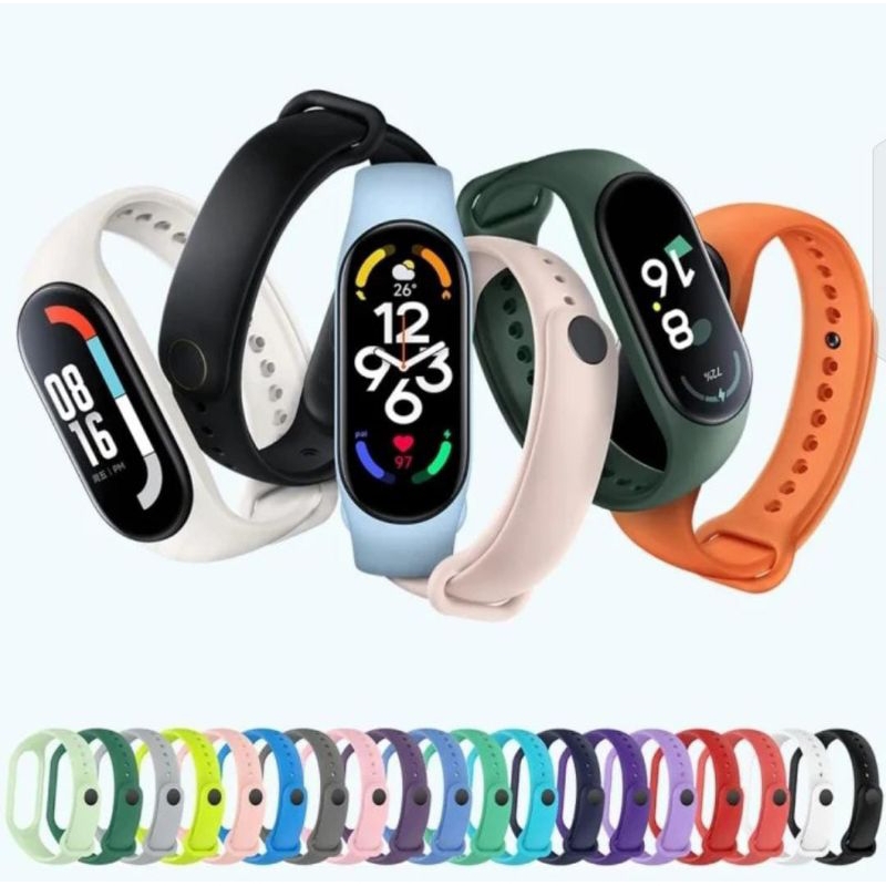 Strap Silicone / Tali Jam Xiaomi Mi Band 5 / 6 / 7 Amazfit Band 5