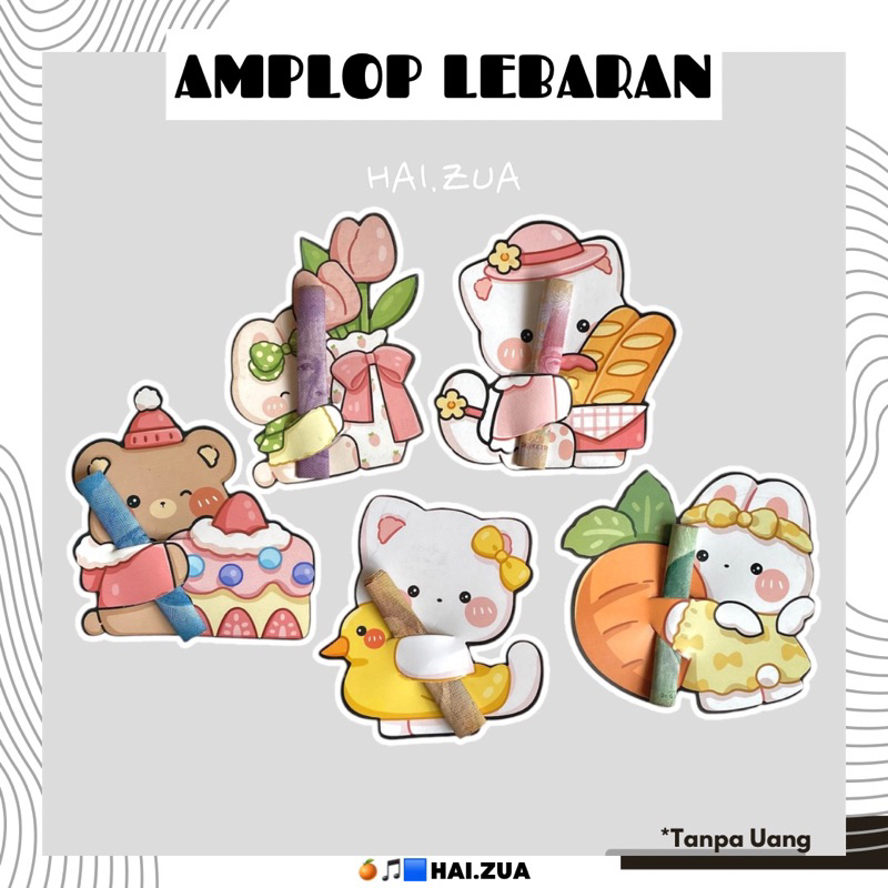 

Amlop Lebaran Karakter Lucu 10pcs HAI.ZUA