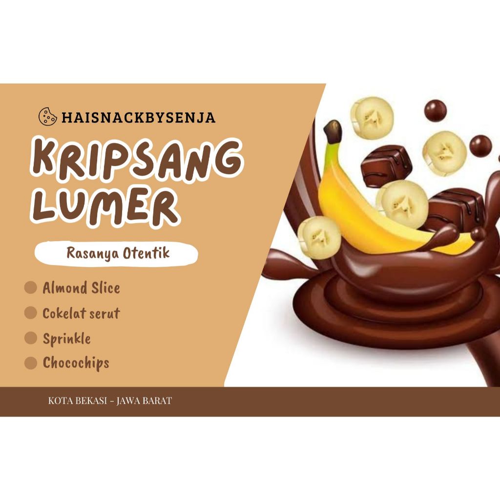 

500ml Keripik Pisang Lumer HaisnackbySenja 200gr