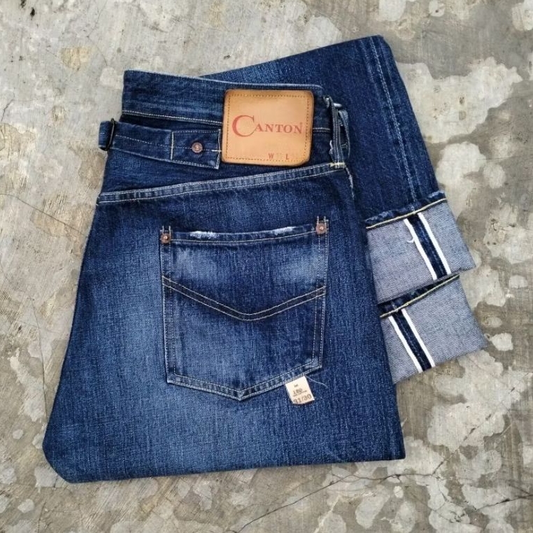 Canton jeans /Japan blue denim not momotaro jeans iron heart denim Levis vintage pbj oldblue jeans l