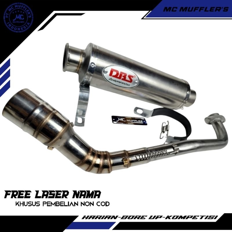Knalpot DBS thailand untuk mio/beat/vario/nmax/pcx/aerox/DLL