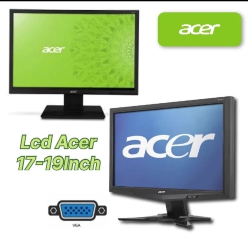 monitor acer 19/17 inch wide masih mulus,   kita garansi