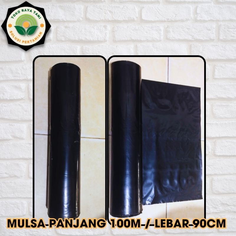 Jual Mulsa plastik Mulsa pertanian untuk tanaman Panjang 100 meter lebar 90cm