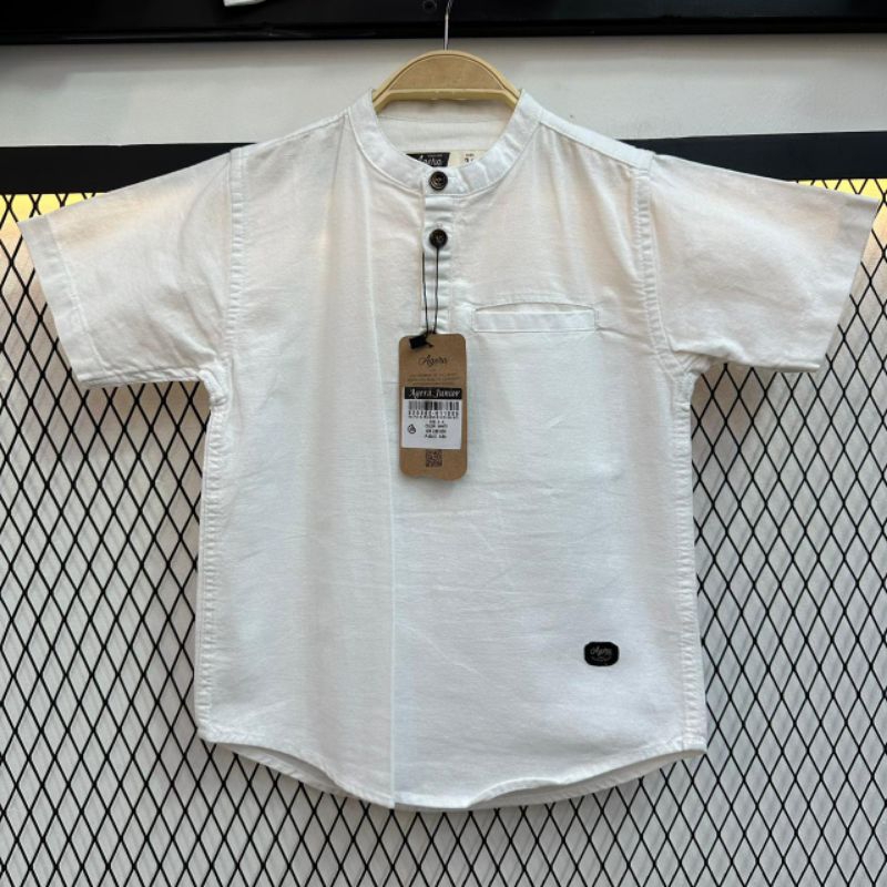 Baju Kemeja Koko Anak Pendek Premium  Agera Junior Pendek Kemeja Anak Anak
