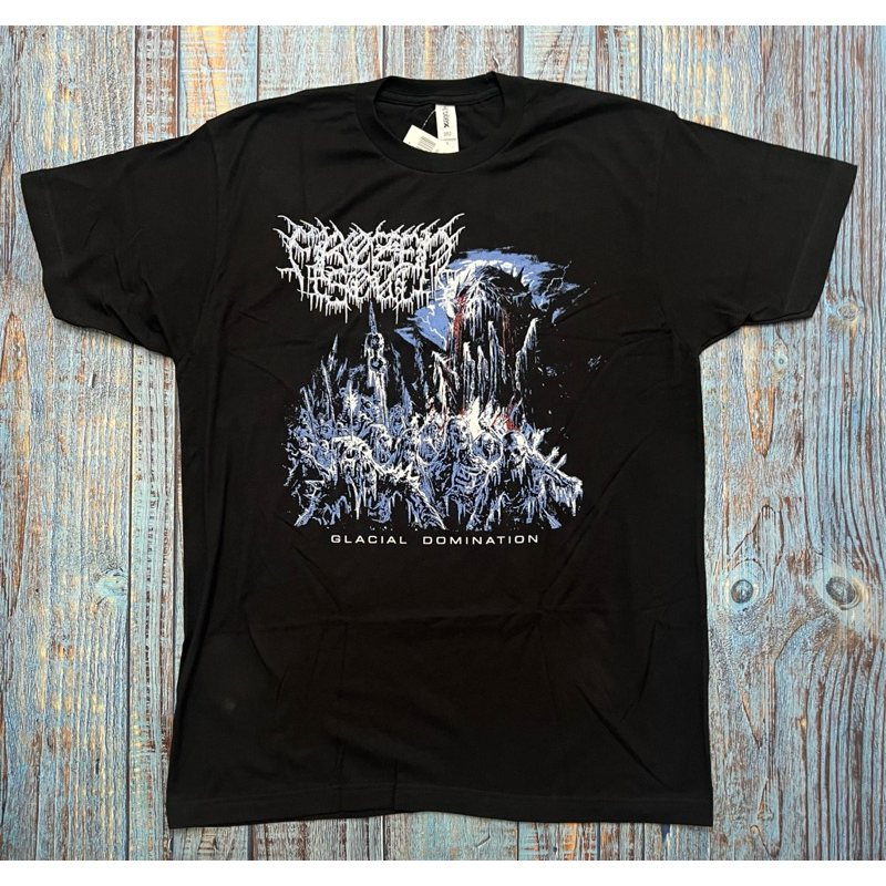 [ORI] Kaos T-Shirt Band Frozen Soul - Glacial Domination Official Merchandise Kaos Pria