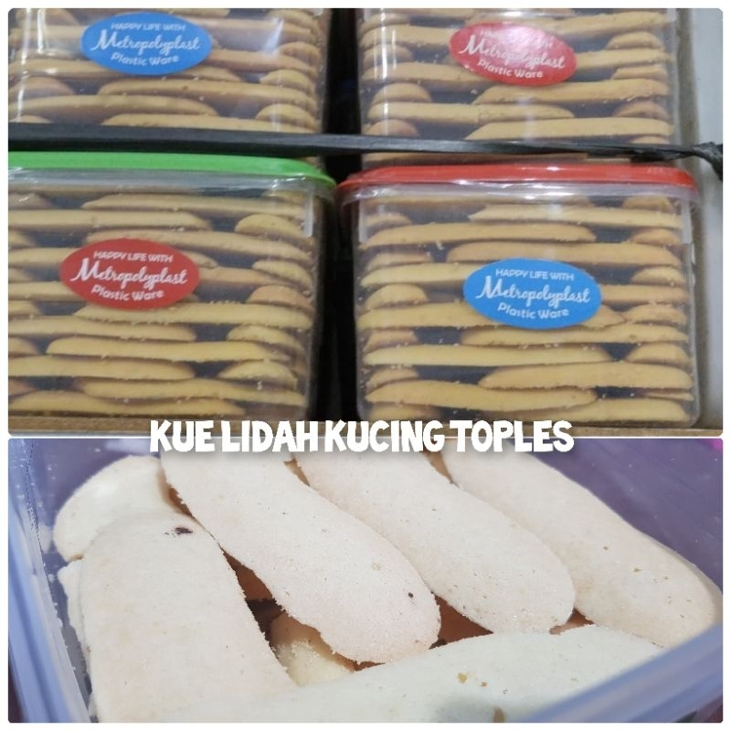 

Kue Kering Lidah Kucing Toples