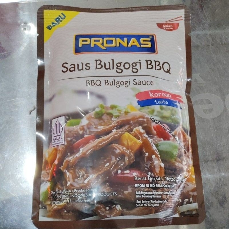 

Pronas Bbq Saus Bulgogi 250g