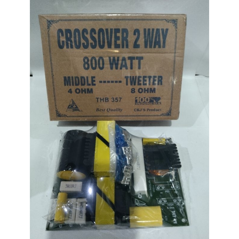 Rakitan Crossover 2 way 800 Watt THB 357