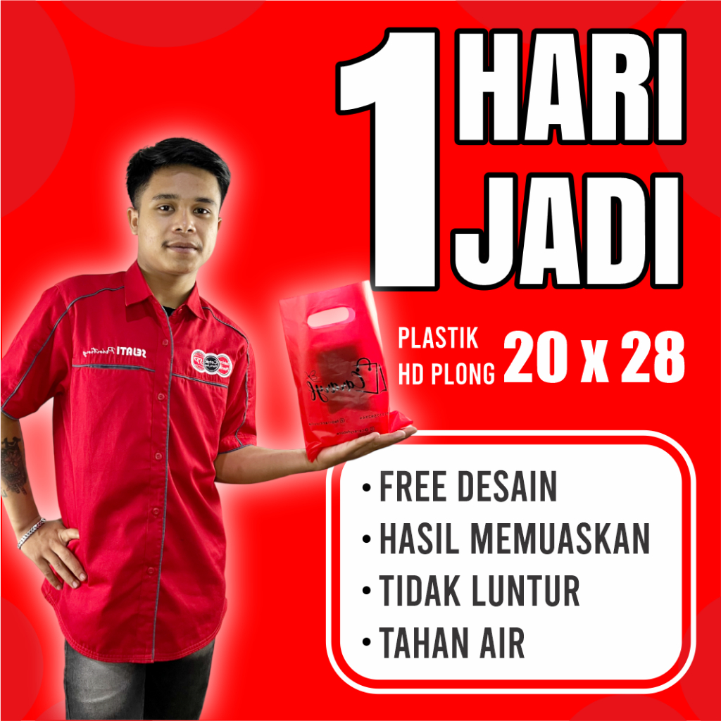 

Sablon Plastik Plong 20x28 SABLON 100pcs, PLASTIK SABLON plong olshop, PLASTIK PLONG Packing sablon 100PCS
