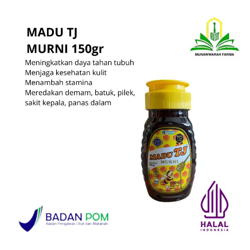 

Madu TJ Murni 150gr - memelihara daya tahan tubuh