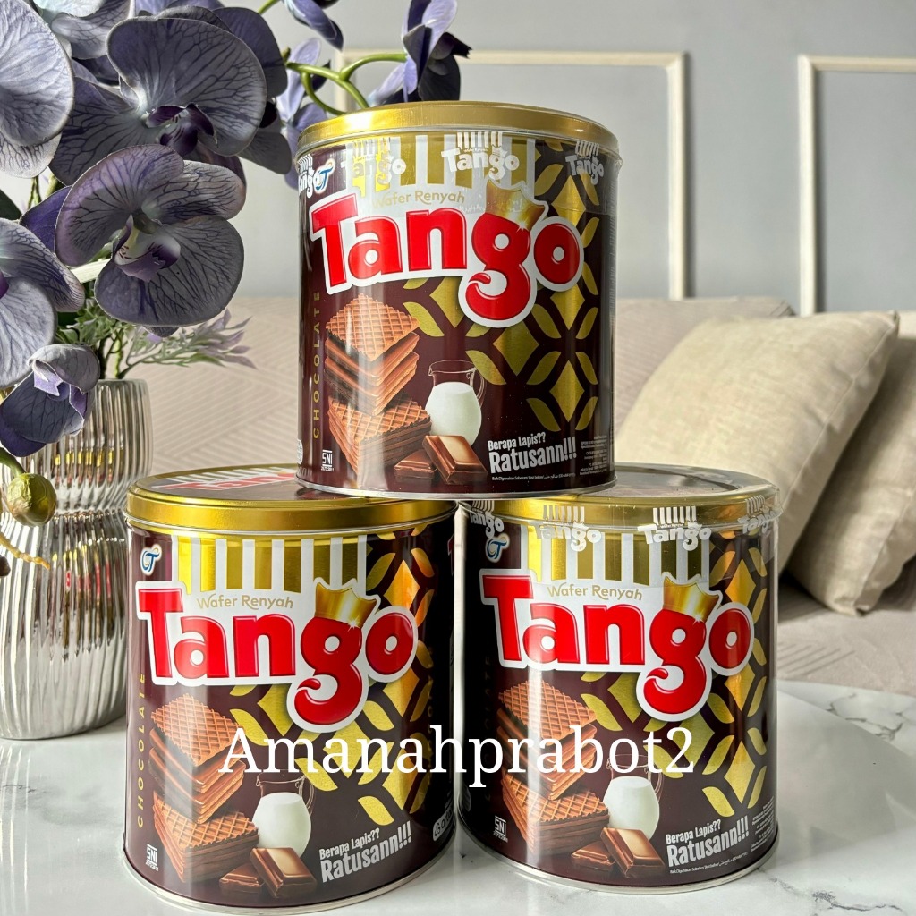 

Wafer Tango Jar Kaleng Ember Wafer Coklat Tango 325gram Wafer Tango Murah