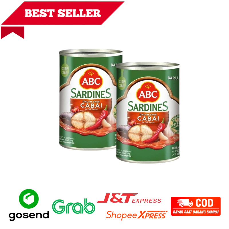 

SARDINES ABC dalam saus Cabai 155gr Fresh Freshmart Go