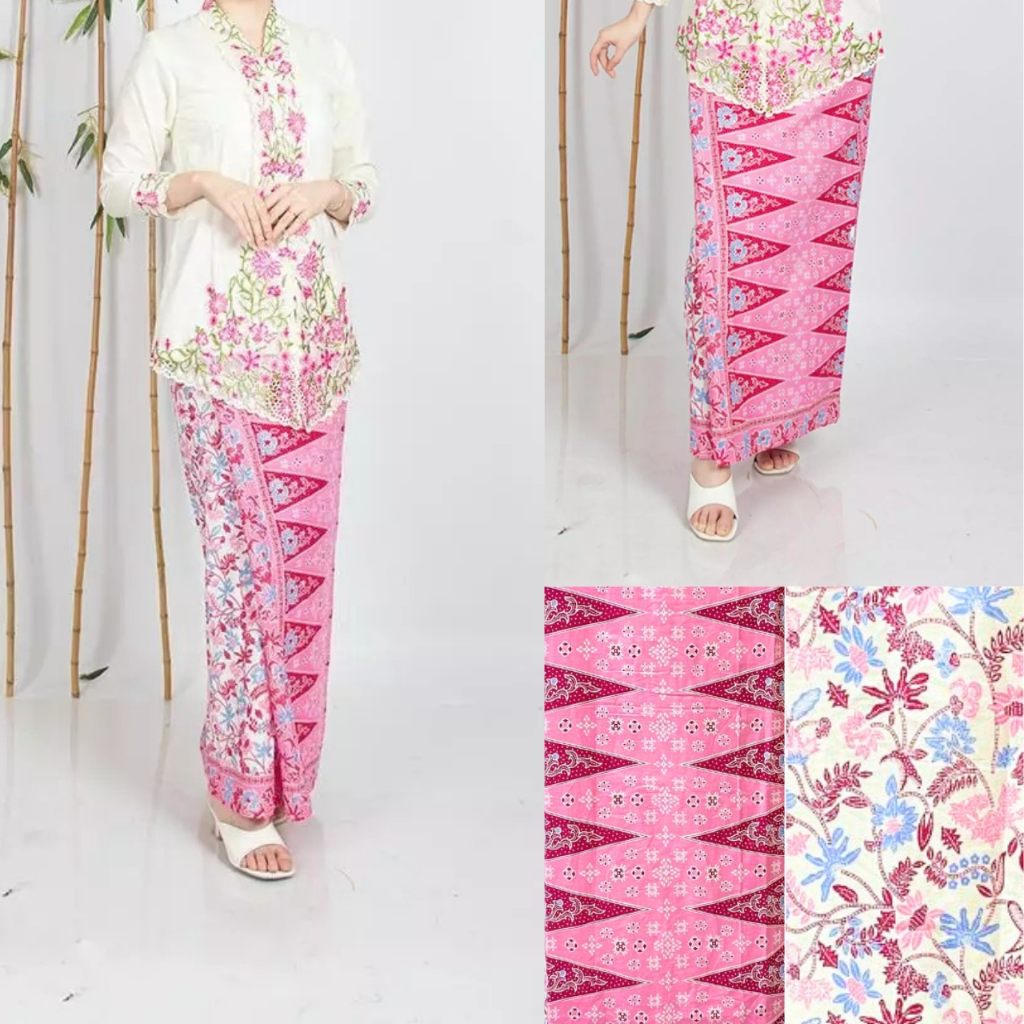 Rok Span Betawi Tumpal Sogan Instan Siap Pakai Aneka Pilihan Motif/Rok Batik Pucuk Rebung Betawi
