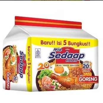 

SEDAAP MIE INSTAN GORENG BAG 5 x 90g