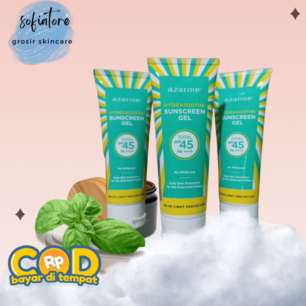 Azarine Hydrasoothe Sunscreen Gel SPF45 PA+++ Azarine Hydrasoote Sunscreen Gel Total SPF45 PA+++ Aza