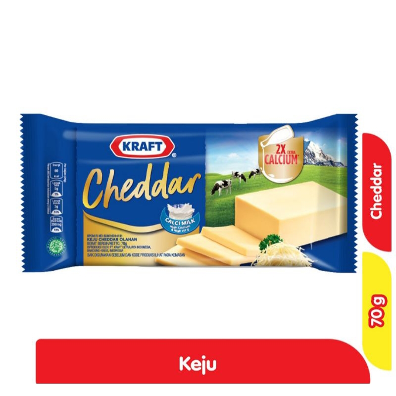 

KRAFT Keju Cheddar 70 g