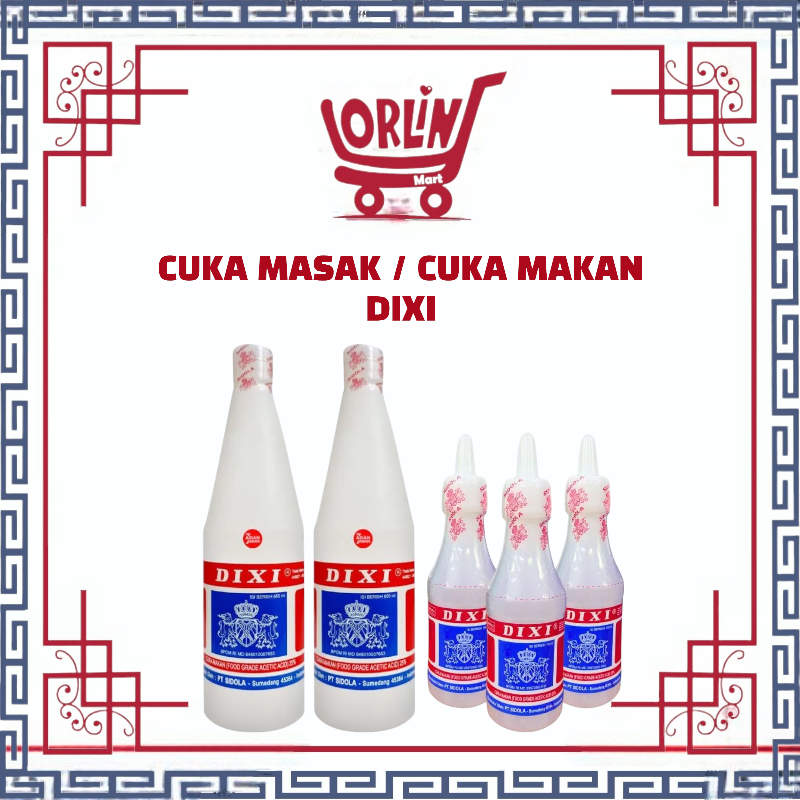 

CUKA MASAK DIXI / CUKA MAKAN DIXI / CUKA DIXI / CUKA DAPUR / CUKA DIXI 650ML / CUKA DIXI 150ML