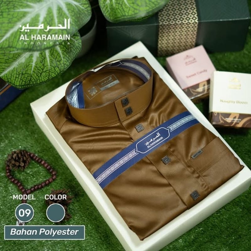 JUBAH AL HARAMAIN KANCING KOTAK PREMIUM  BISA COD