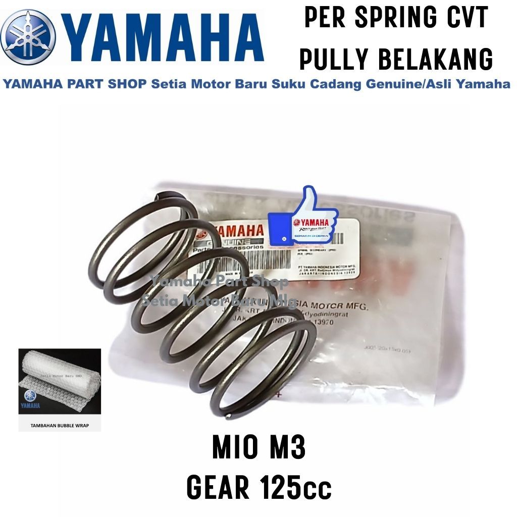 Per Spring CVT Puli Pully Belakang Mio M3 MioM3 Gear 125 Asli Original Yamaha