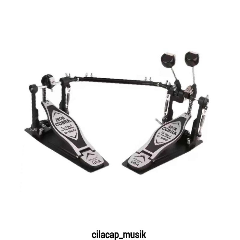 DOUBLE PEDAL IRON COBRA PREMIUM DOBEL PEDAL DRUM SET