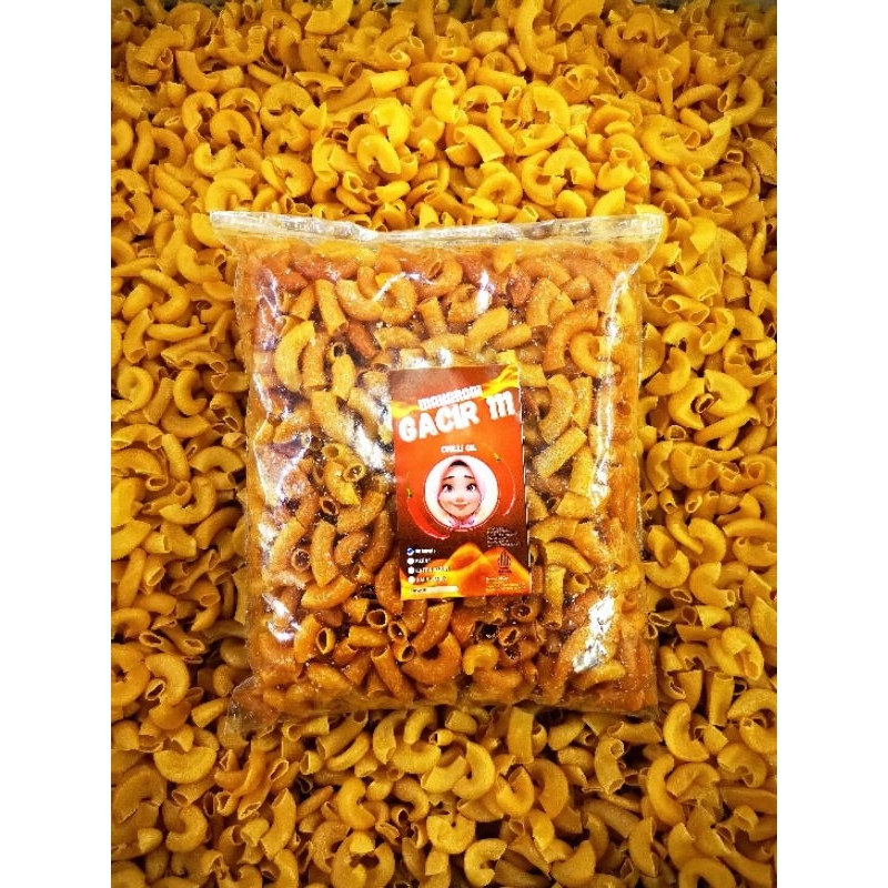 

Makaroni Kriuk Cikruh 250 Gram / Makaroni Gacir111 Cemilan Asin Pedas Daun Jeruk