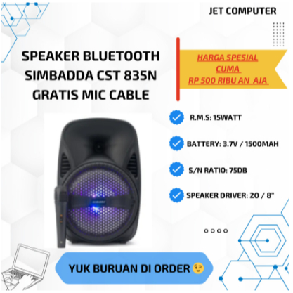 Speaker SIMBADDA - CST 835N Free Mic