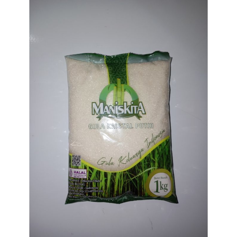 

Gula Pasir Gula Kristal Putih Maniskita Sugar 1 Kg