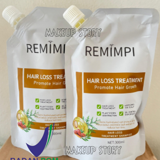 shampo rontok bebas ketombe remimpi bpom original 300ml