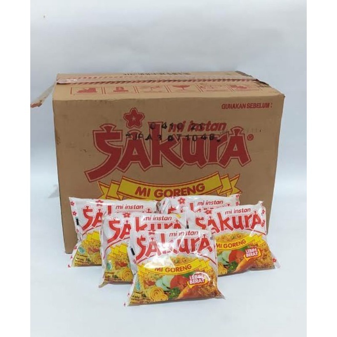 

1 Dus - Sakura Mie Instan Goreng 40 Bungkus