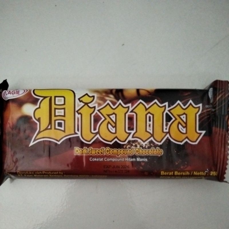 

Diana Dark Sweet Compound Chocolate 250g