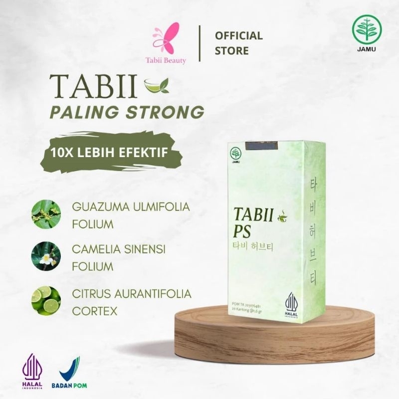 

[HALAL/BPOM] TABII PS SLIM - TEH HIJAU PELANGSING BADAN TEH HERBAL DENGAN EKSTRAK KULIT JERUK NIPIS