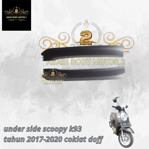 murah cover under side dek samping motor scoopy esp k93 velg ring12 2017 2018 2019 2020  bagian kiri