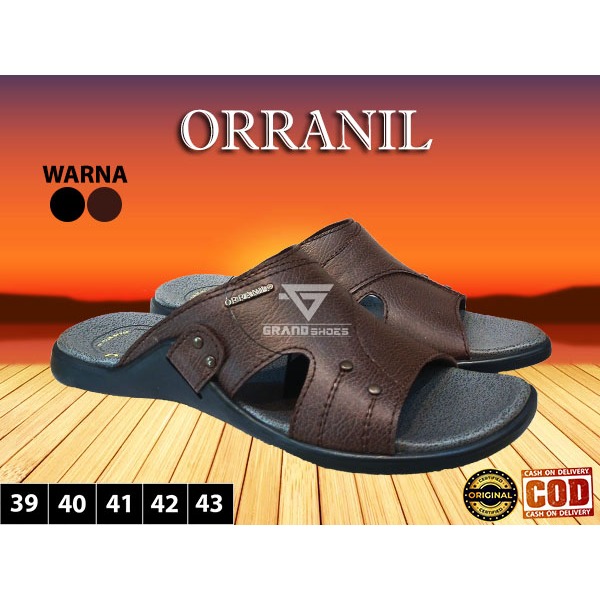 ORRANIL 8015 8612 Original Sandal Slide selop slop Kulit sintetis Pria Murah Sendal Kasual Casual Pr
