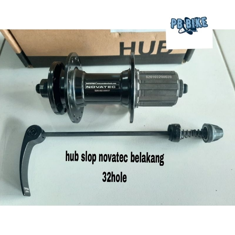 HUB/FREEHUB/FREE HUB NOVATEC SLUB SLOOB CASSETE REAR/BELAKANG 32 HOLE DISC BRAKE 6 BOLT JANGKRIK