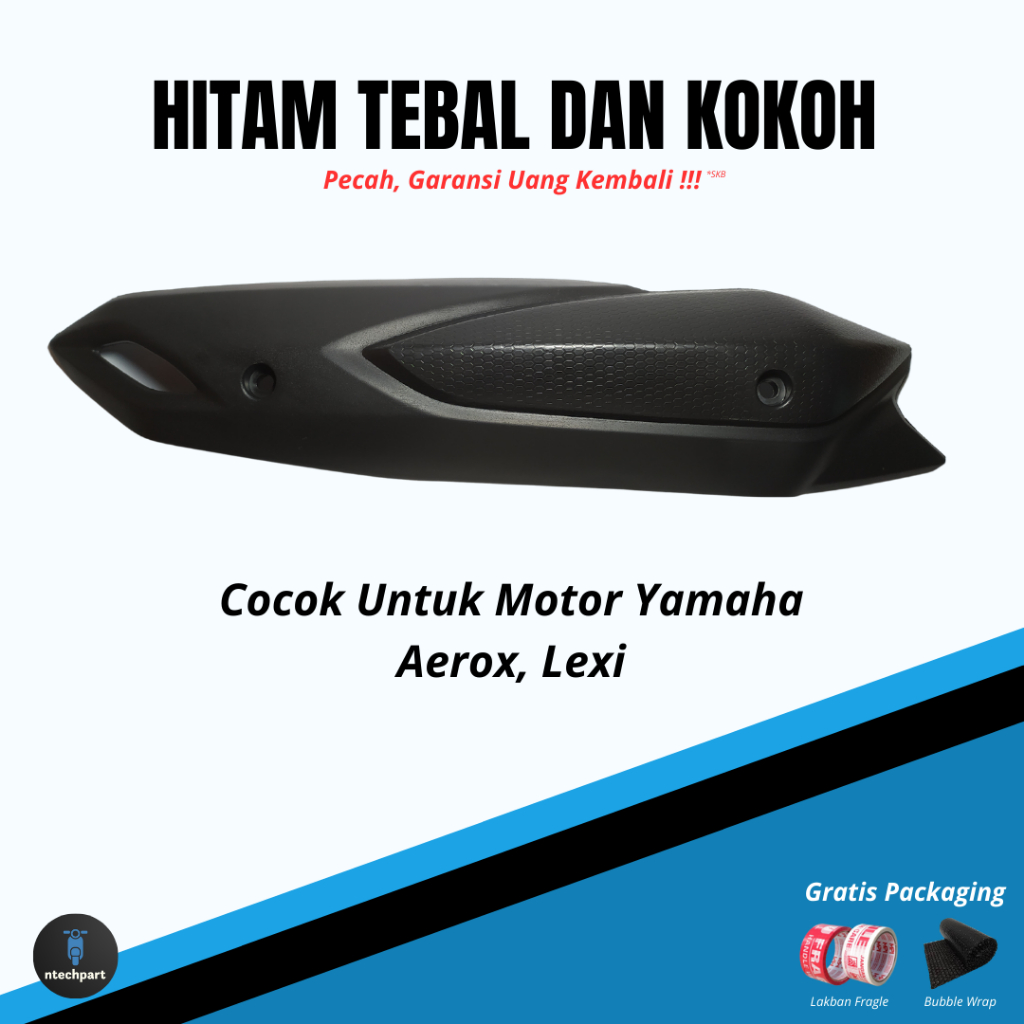 Tutup Knalpot Yamaha Nmax, Lexi 2017 - 2022 - ntechpart