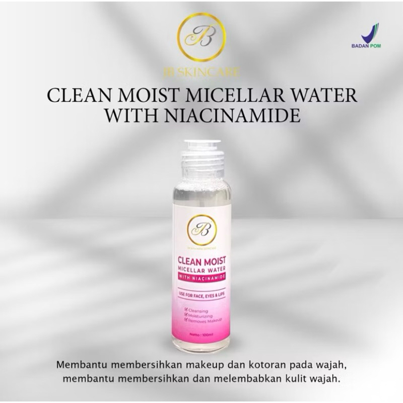 JB skincare CLEAN MOIST MICELLAR WATER WITH NIACINAMIDE