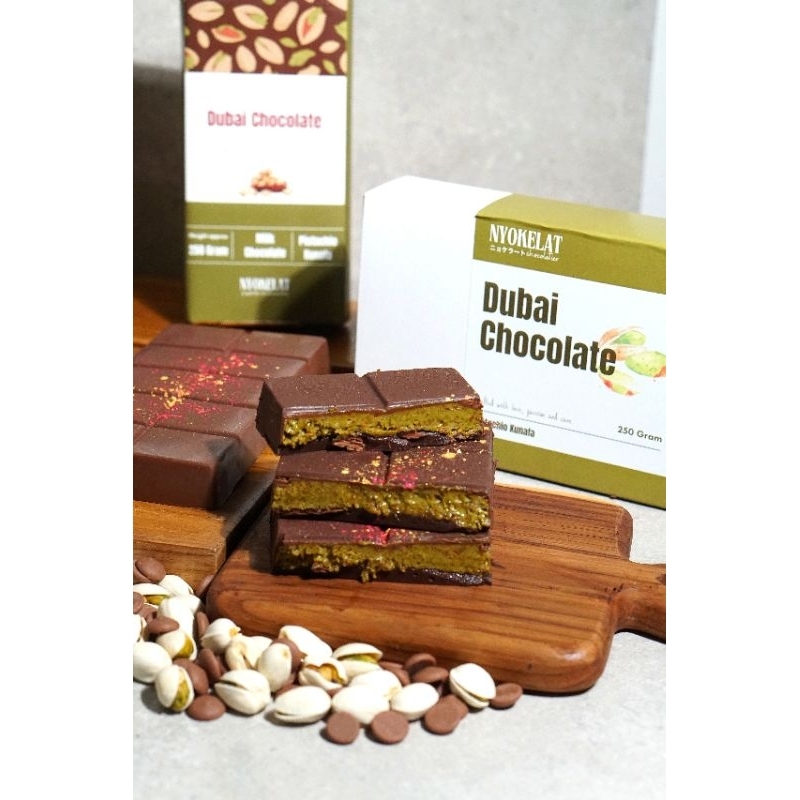 

Nycyta Home Cokelat Dubai Pistachio Kunafa By Nyokelat Milk Chocolate