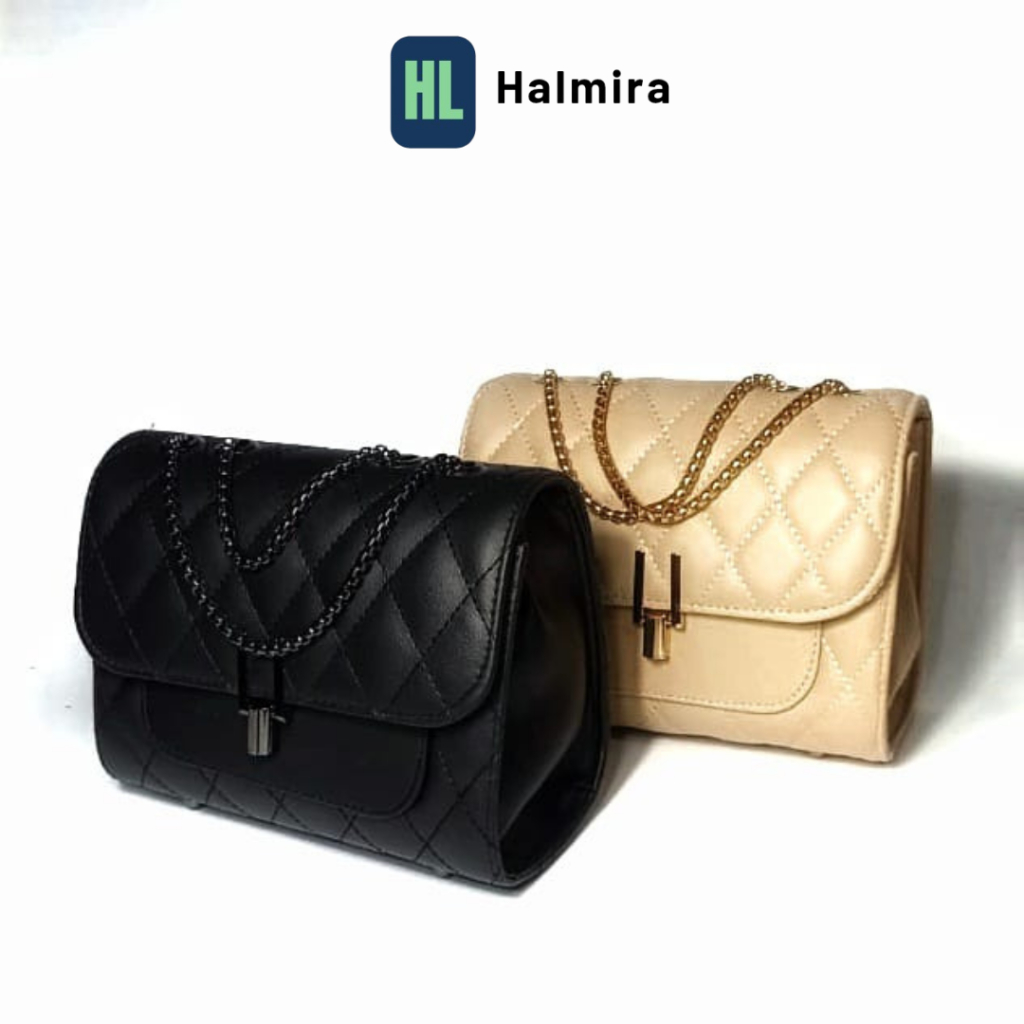 [HALMIRA] Yola SlingbagTas Selempang Wanita Koran Style Sling Bag Fashion/Kunci Putar