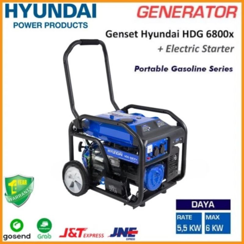 Mesin Genset Generator NYUNDAI HDG6800X Genset Generator