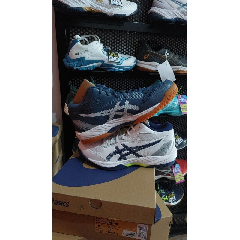 Asics Men Gel Task MT 4 Standard l Original Sepatu Voli/Badminton