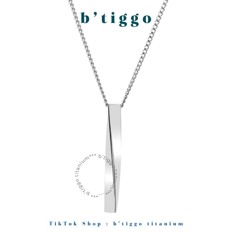 KALUNG TITANIUM ORIGINAL MODEL NURI LIONTIN BALOK PELINTIR CEWEK COWOK KEREN