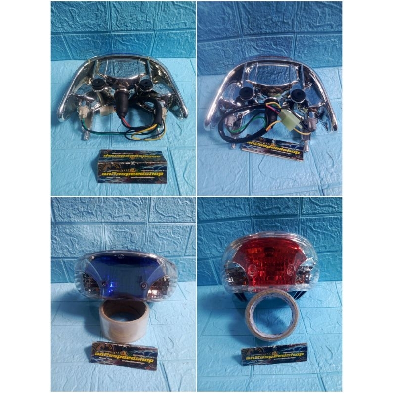 stoplamp lampu belakang wave 100/wave 110/Supra fit old/Supra x lama/Supra 100/lampu smoke Supra x 1